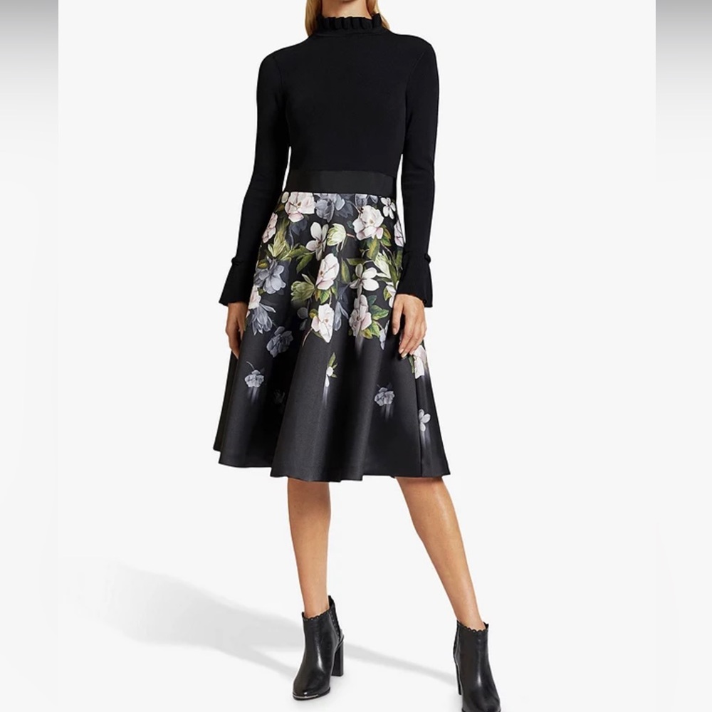 Ted Baker Opal print Midi